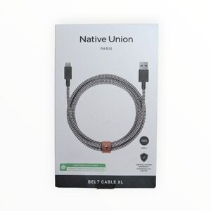 K5-O‎ Native Union Belt Cable XL 10ft USB-A to USB-C - Zebra